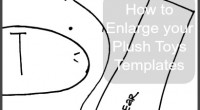 how to enlarge a template for plush toys // plushie patterns