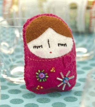 Babushka Plushie Pattern by Cut out and Keep