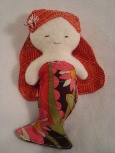 Dolly Donations: My Mermaid Softie Doll PDF Sewing Pattern is