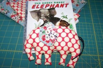Elephant Plushie Pattern by Quilt Taffy