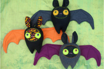 Bat Plushie Pattern by Gleeful Things