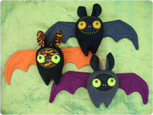 5 Halloween Bats to Sew