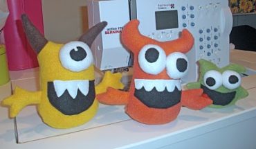 Fleece Creatures Plushie Pattern by Obsessively Stitching