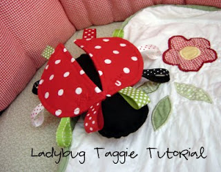 Ladybug Taggie Plushie Pattern by Everyday Celebrations