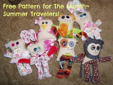 Summer Travelers Plushie Pattern by Patchwork Posse