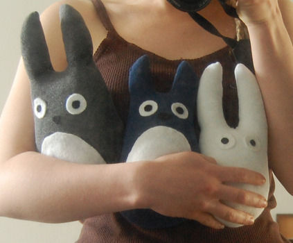 Totoro Plushie Pattern by Cut out and Keep