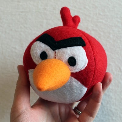 Angry Birds Plushie Pattern by Obsessively Stitching