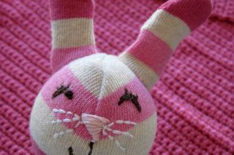 Sock Animal Rattle Plushie Pattern by Homemade by Jill
