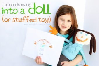 Child’s Drawing to Plushie by Make it and Love it