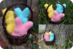 marshmellow bunny plushie pattern