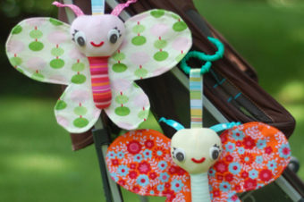 Baby Butterfly Plushie Pattern by Abby Glassenberg