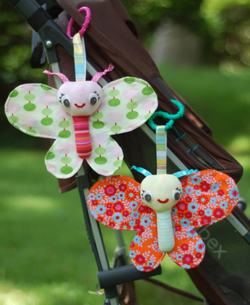 Baby Butterfly Plushie Pattern by Abby Glassenberg