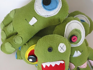 Monster Plushie Pattern by Dragonfly Designs