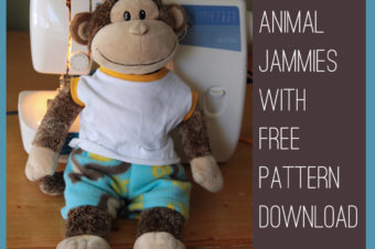 Stuffed animal jammies pattern by it’s always autumn