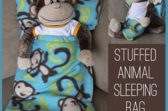 Stuffed Animal Sleeping Bag Plushie Pattern by it’s always autumn