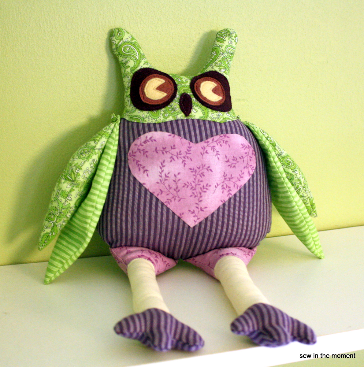 Owl Plushie Pattern By Sew In The