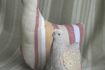 Hen Plush Pattern by Mad about Pink