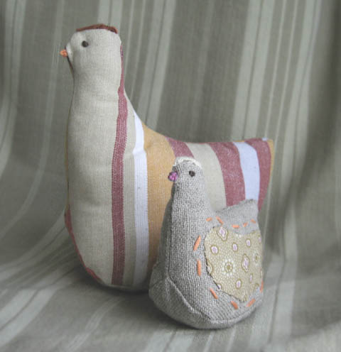 Hen Plush Pattern by Mad about Pink