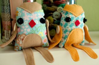 Plush Pattern Little Birdie by Viviana