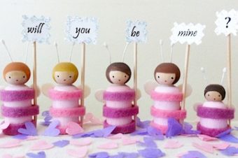 Valentine Love-Bug Peg Doll Pattern