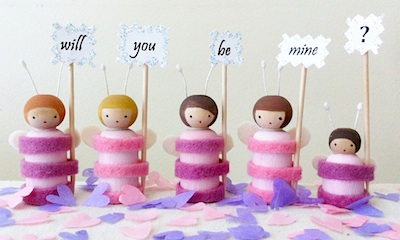 Valentine Love-Bug Peg Doll Pattern