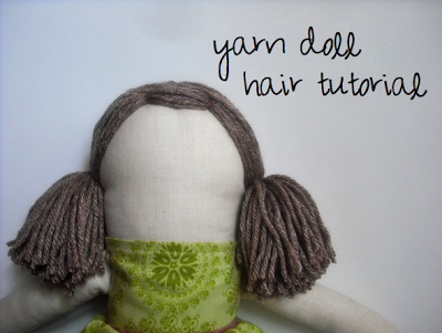 Yarn Doll Hair Tutorial by Becca Marie Designs