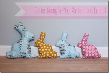 Easter Bunny Softie by The Crafty Cupboard