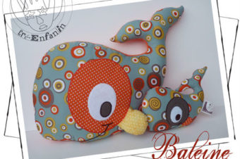 Whale Pattern – Stuffed Animal