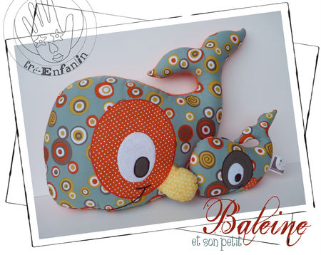 Whale Pattern – Stuffed Animal