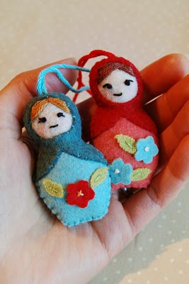 Mini Matryoshka Doll by Sew to Speak