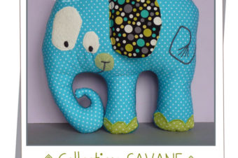 Elephant Plush -modern and fun