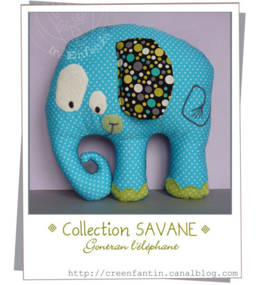 Elephant Plush -modern and fun