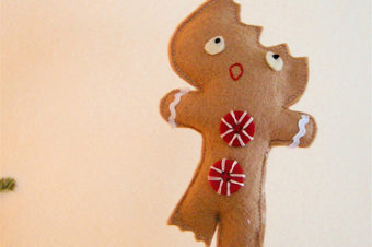 Gingerbread Doll- Half Eaten and still cute!