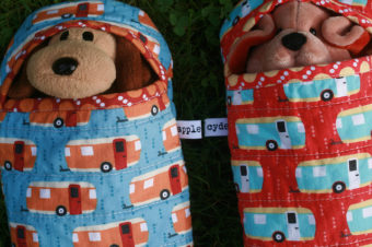 Plush Sleeping Bag Tutorial