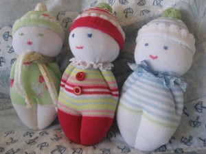 sock baby doll tutorial