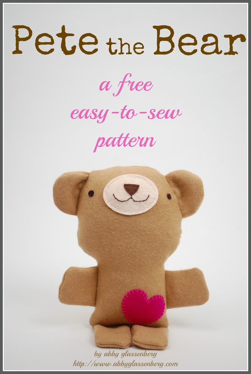 Teddy Bear Tutorial and Pattern 