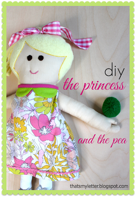 Princess & the Pea (doll, pea & mattresses)