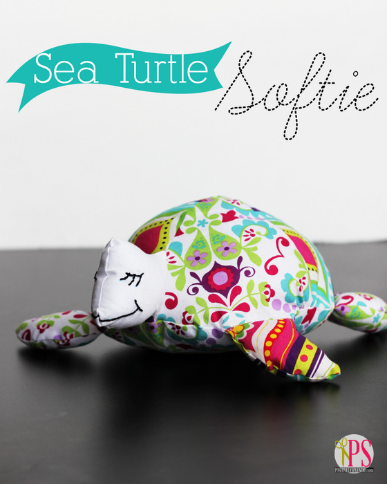 sea turtle softie tutorial