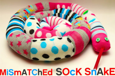 Mismatched Socks? Sew a Sock Snake!