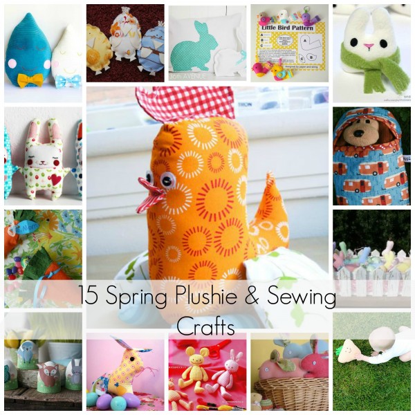 15 Spring Plushie and Sewing Crafts