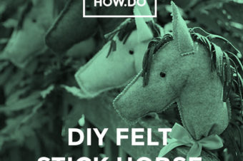 DIY Felt Stick Horse