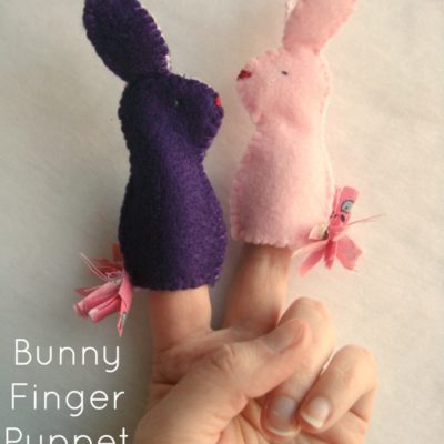 bunny finger puppet tutorial | plushie patterns #fingerpuppet #bunny #easter