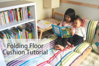 Folding Floor Cushion {tutorial}