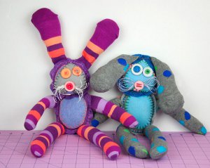 Knee High Sock Bunnies