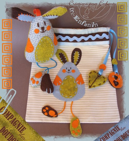 Bunny Plushie Pattern – with floppy feet!