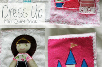 Mini Quiet Book- Dress Up Doll