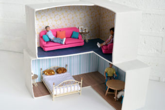 Cardboard Crafting: DIY Dollhouse