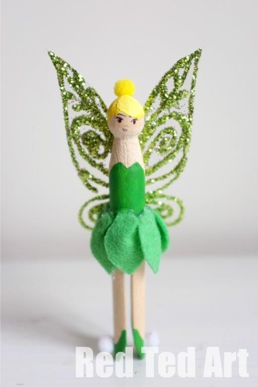 tinkerbell clothes pin doll | more like this @ Plushie Patterns