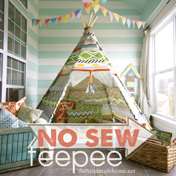 no sew teepee