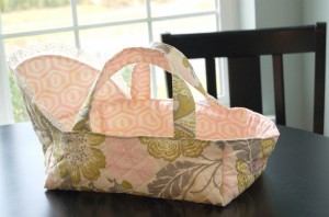 baby doll carrier or bassinet tutorial